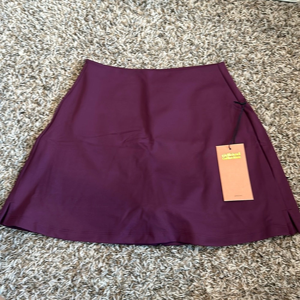NWT Girlfriend Collective Plum Skort M